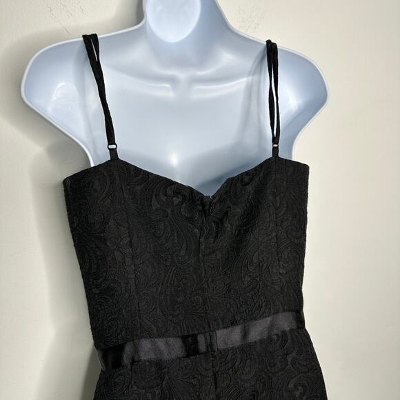 H&M Black Fit And Flair Sleeveless Dress Size 8 - Picture 4 of 6